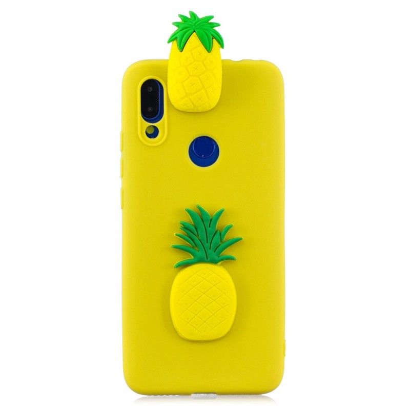 Cover for Xiaomi Redmi Note 7 3D Ananas