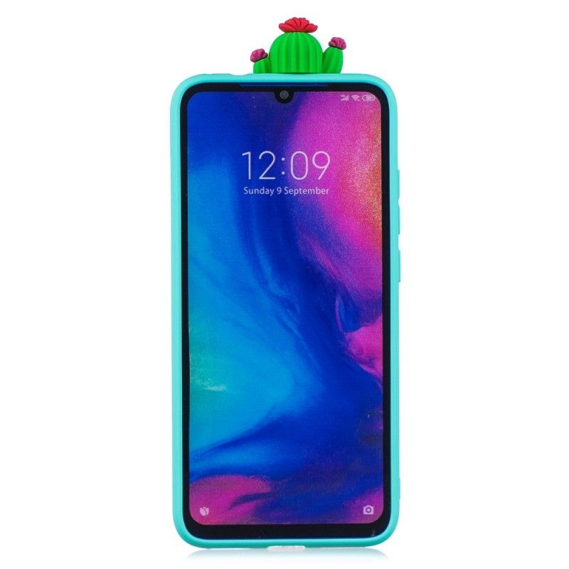 Cover for Xiaomi Redmi Note 7 3D Kaktus Galskab