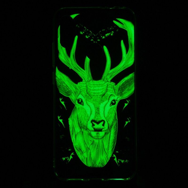 Cover for Xiaomi Redmi Note 7 Fluorescerende Majestætisk Hjorte