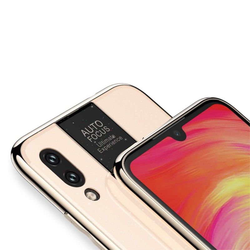 Cover for Xiaomi Redmi Note 7 Rød Galvaniseret Hybrid