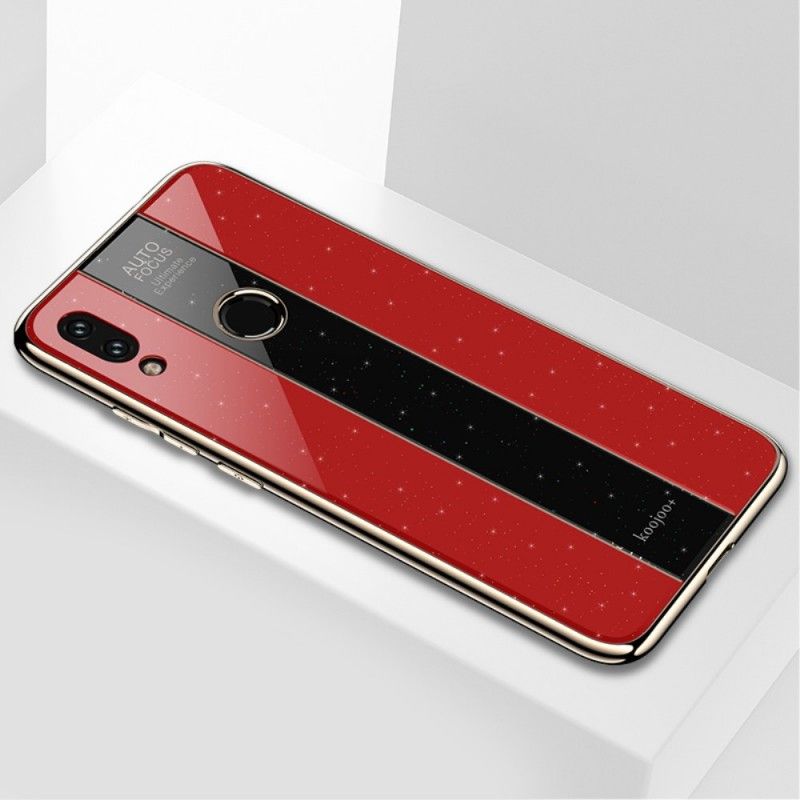 Cover for Xiaomi Redmi Note 7 Rød Galvaniseret Hybrid