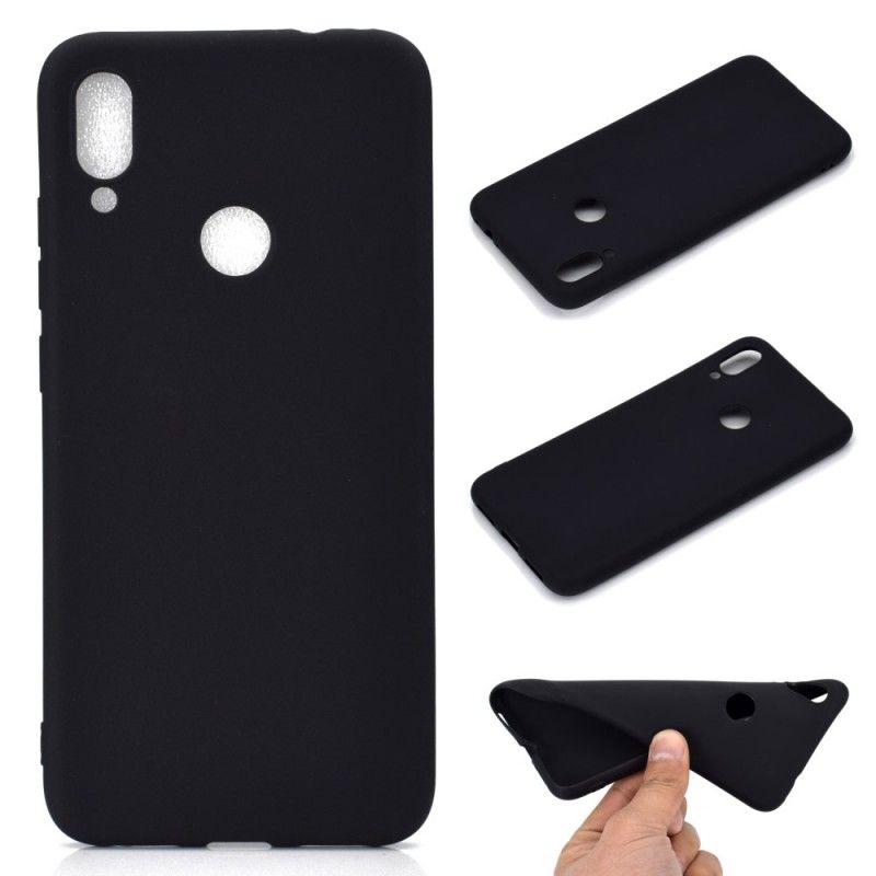 Cover for Xiaomi Redmi Note 7 Sort Frostet Silikone