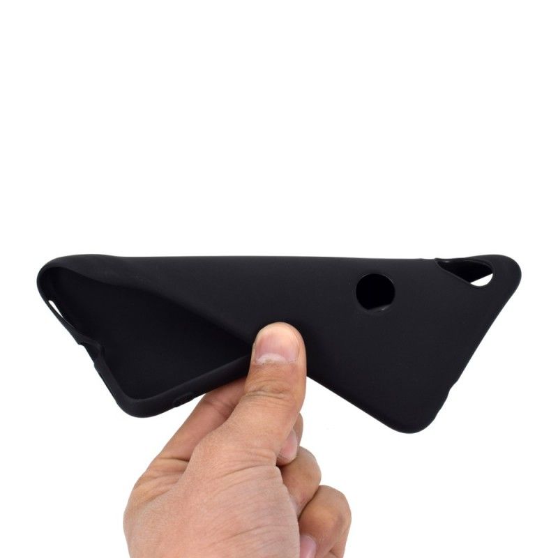 Cover for Xiaomi Redmi Note 7 Sort Frostet Silikone