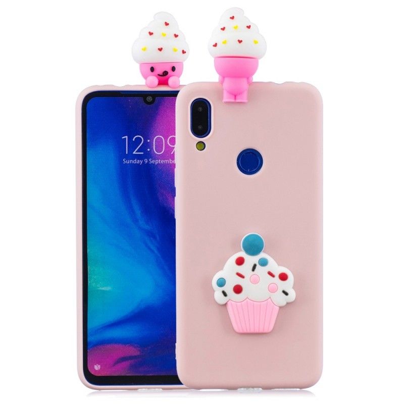 Cover Xiaomi Redmi Note 7 3D Kop Kage Beskyttelse