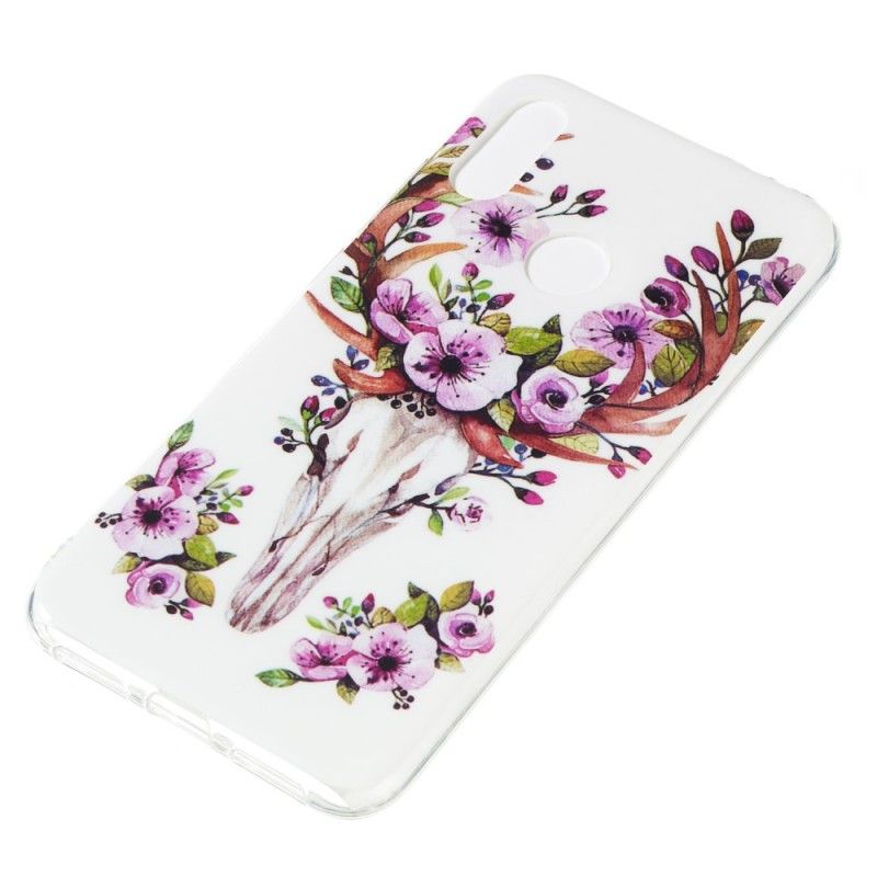 Cover Xiaomi Redmi Note 7 Fluorescerende Blomstret Elg Original