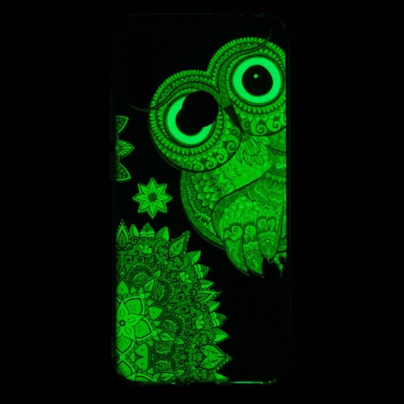 Cover Xiaomi Redmi Note 7 Fluorescerende Mandala Ugle