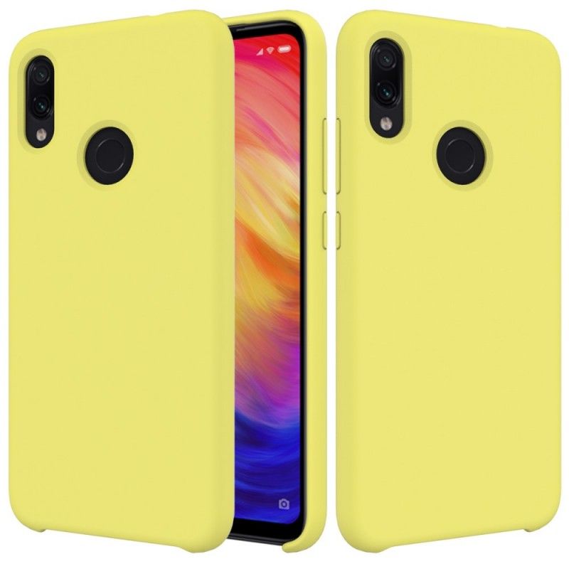 Cover Xiaomi Redmi Note 7 Sort Silikone Væske