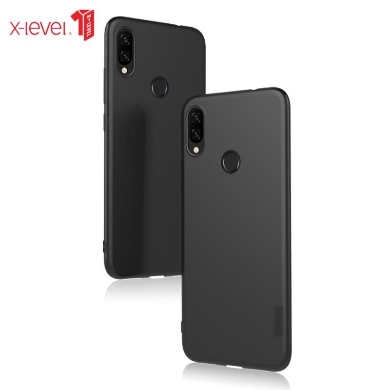 Cover Xiaomi Redmi Note 7 Sort Ultrafin Frost På X-Niveau