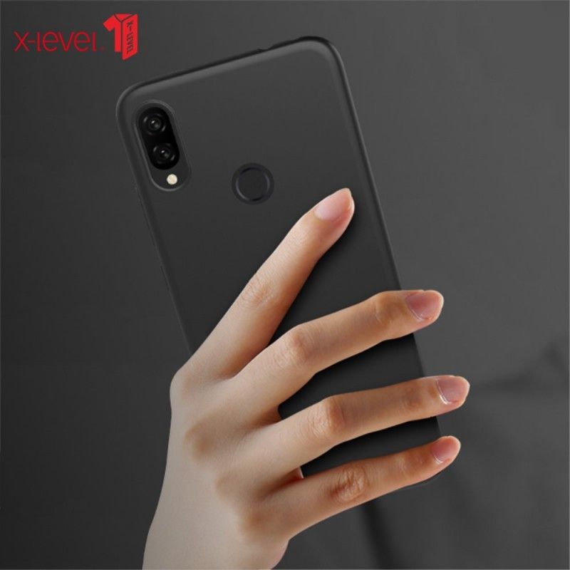 Cover Xiaomi Redmi Note 7 Sort Ultrafin Frost På X-Niveau