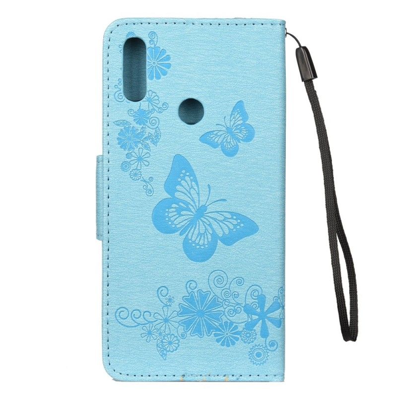 Flip Cover Xiaomi Redmi Note 7 Sort Pragtige Stropper-Sommerfugle