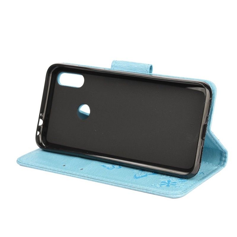 Flip Cover Xiaomi Redmi Note 7 Sort Pragtige Stropper-Sommerfugle