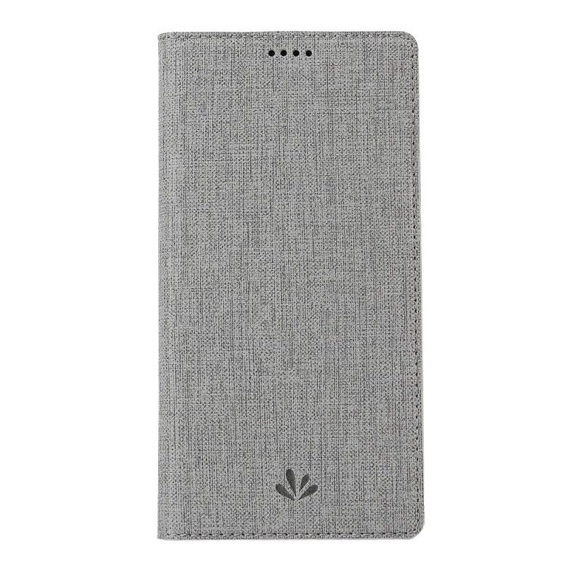 Læder Cover for Xiaomi Redmi Note 7 Sort Struktureret