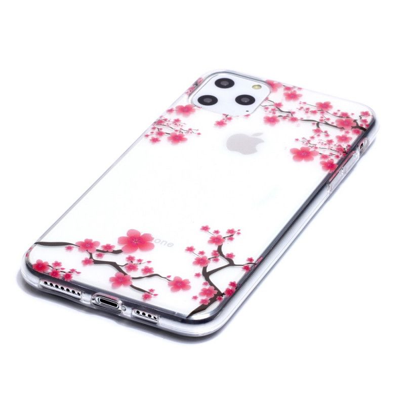 Cover for iPhone 11 Pro Max Gennemsigtigt Blomstrende Træ