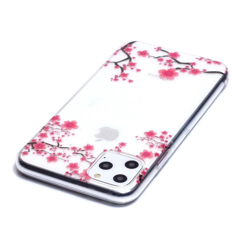 Cover for iPhone 11 Pro Max Gennemsigtigt Blomstrende Træ