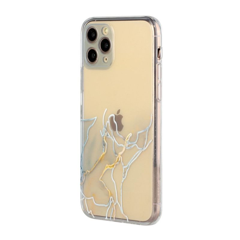 Cover for iPhone 11 Pro Max Hvid Kunstnerisk Fleksibel Silikone