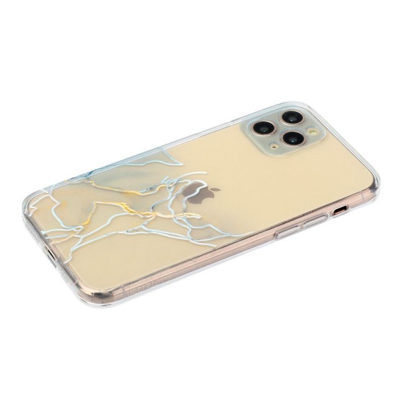 Cover for iPhone 11 Pro Max Hvid Kunstnerisk Fleksibel Silikone