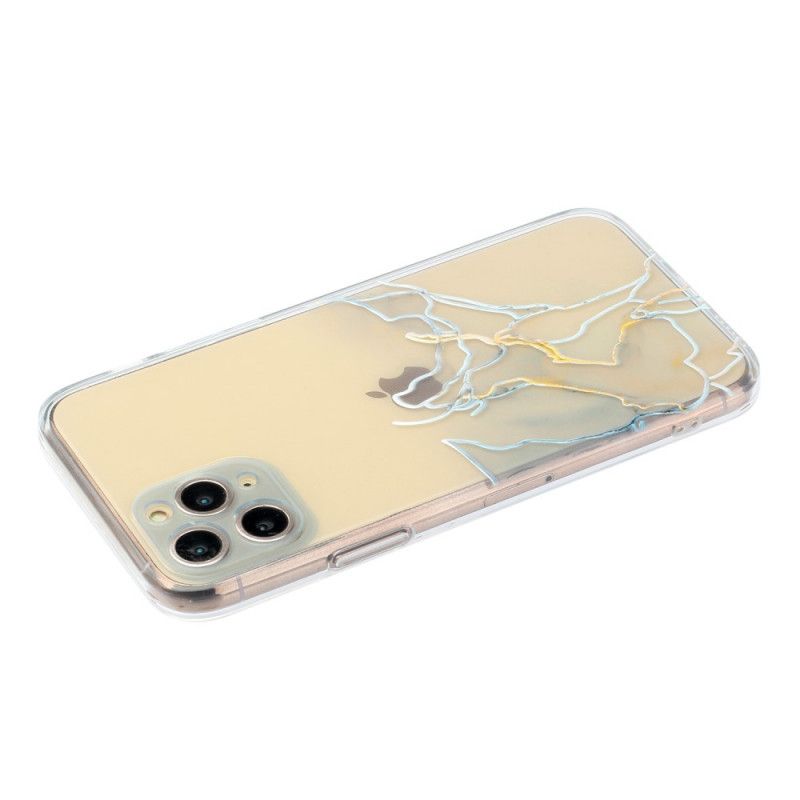 Cover for iPhone 11 Pro Max Hvid Kunstnerisk Fleksibel Silikone