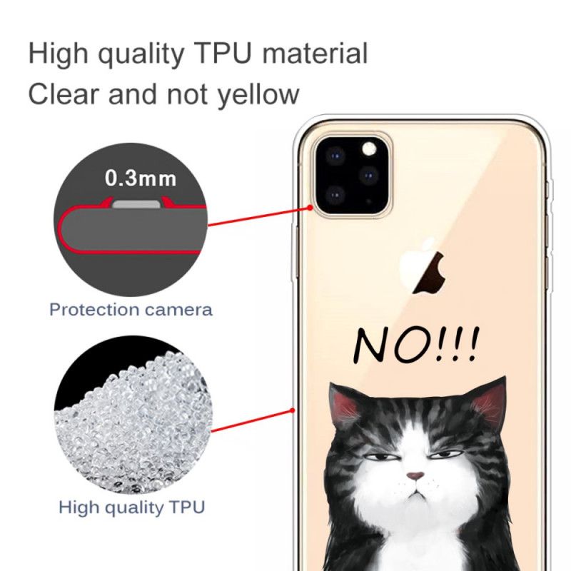 Cover for iPhone 11 Pro Max Katten. Der Siger Nej