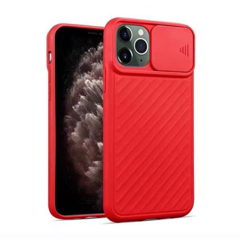 Cover for iPhone 11 Pro Max Sort Aftagelig Silikonelinsebeskytter