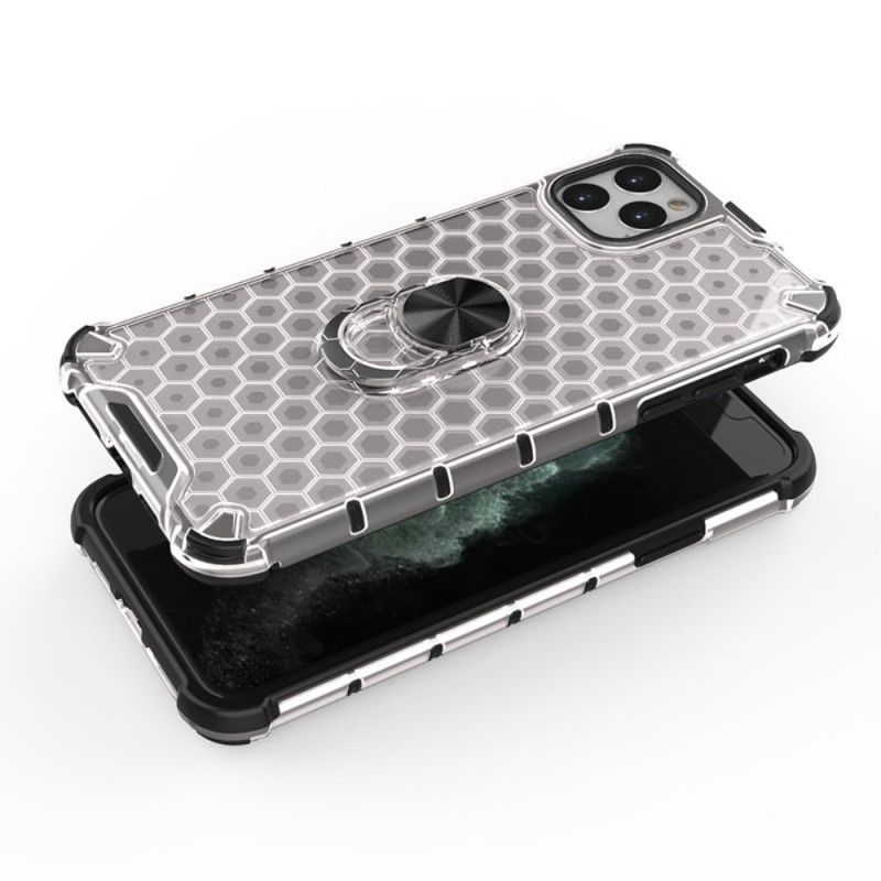 Cover for iPhone 11 Pro Max Sort Bikagestil Med Ring