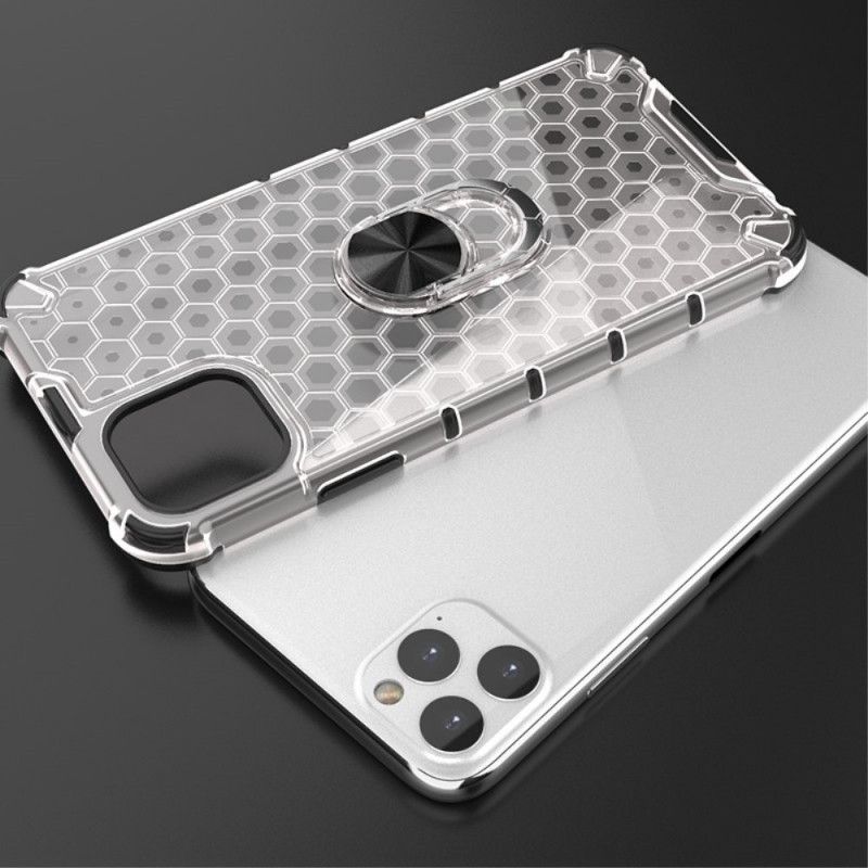 Cover for iPhone 11 Pro Max Sort Bikagestil Med Ring