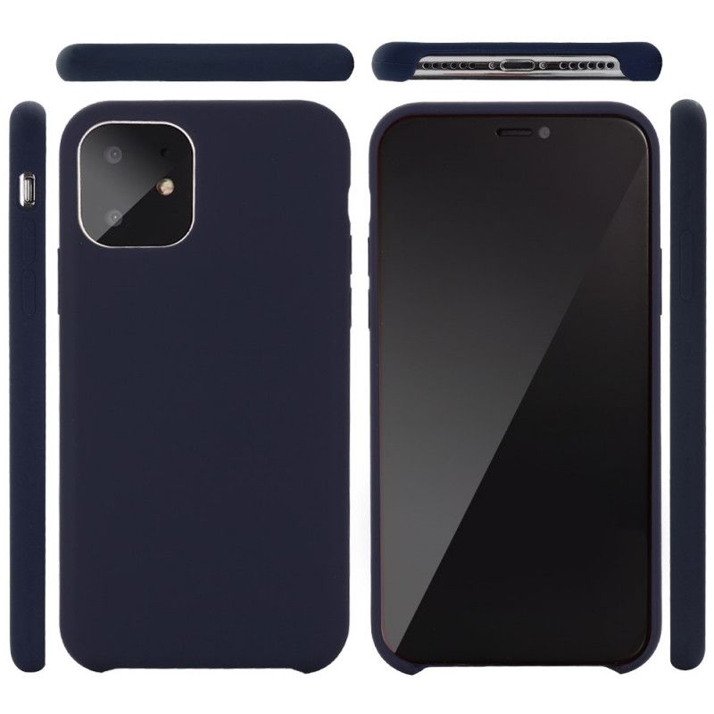 Cover for iPhone 11 Pro Max Sort Flydende Silikone