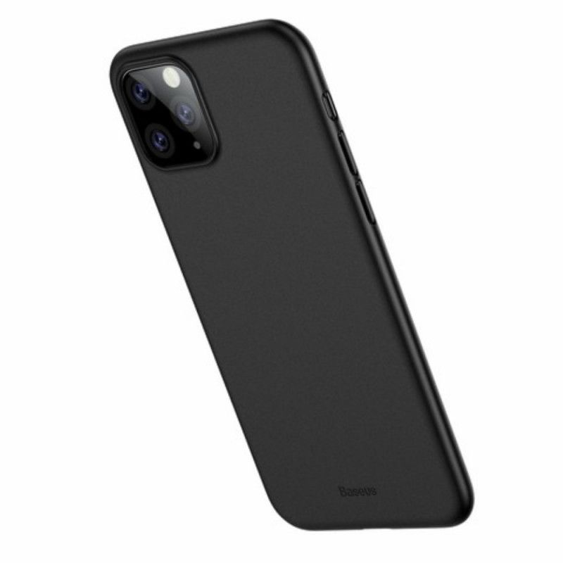 Cover for iPhone 11 Pro Max Sort Frostet Gennemskinnelig Baseus