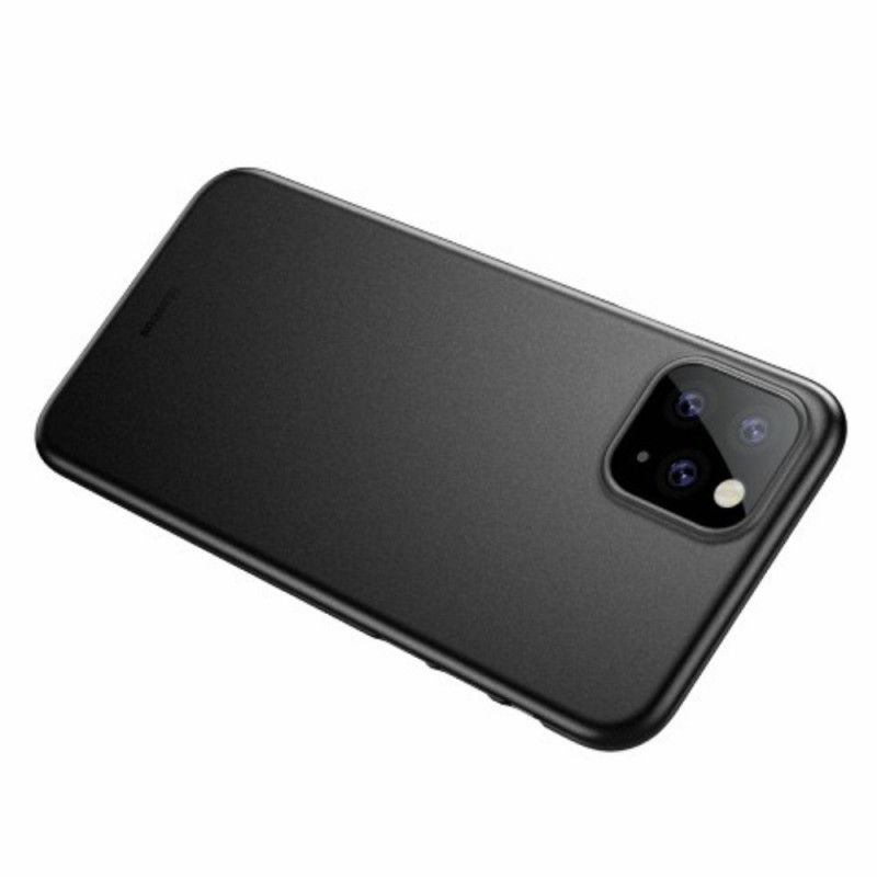 Cover for iPhone 11 Pro Max Sort Frostet Gennemskinnelig Baseus