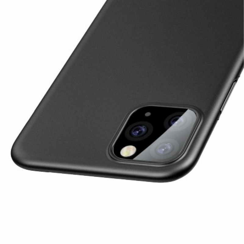 Cover for iPhone 11 Pro Max Sort Frostet Gennemskinnelig Baseus