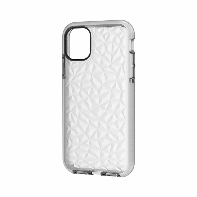 Cover for iPhone 11 Pro Max Sort Gennemsigtig Diamanttekstur