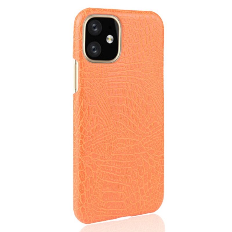 Cover for iPhone 11 Pro Max Sort Krokodillehudstil