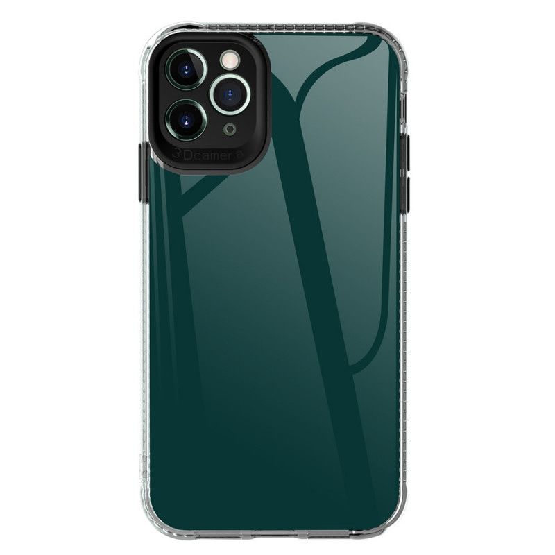 Cover for iPhone 11 Pro Max Sort Mac Farverige Teksturerede Kanter