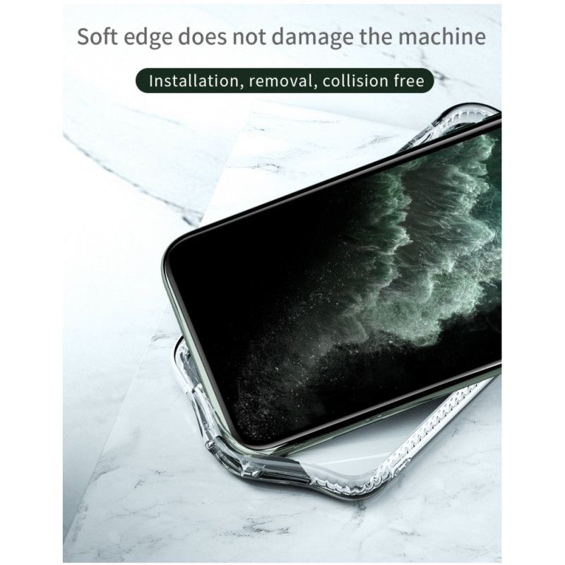 Cover for iPhone 11 Pro Max Sort Mac Farverige Teksturerede Kanter