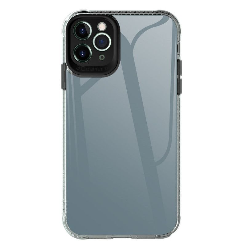 Cover for iPhone 11 Pro Max Sort Mac Farverige Teksturerede Kanter