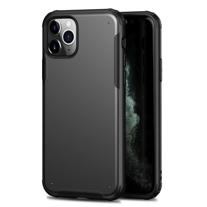 Cover for iPhone 11 Pro Max Sort Premium Metaleffekt