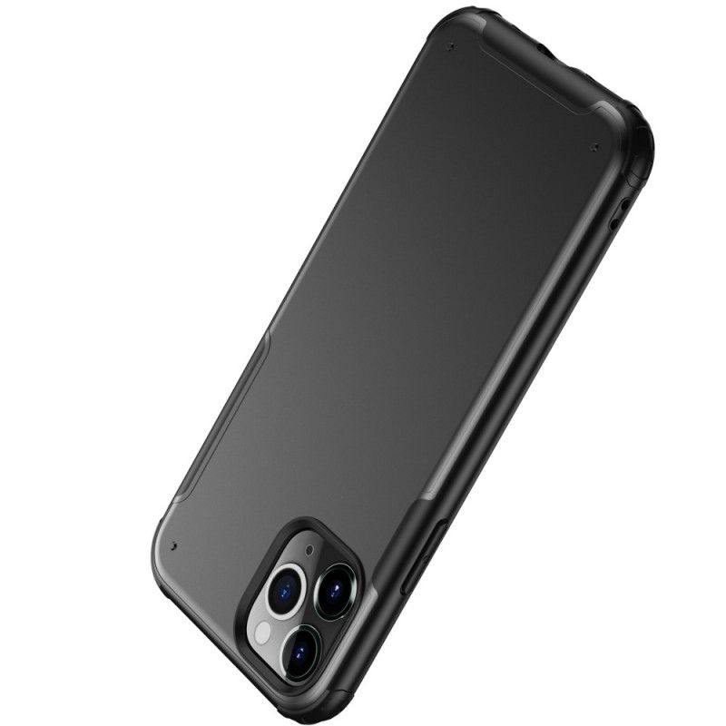 Cover for iPhone 11 Pro Max Sort Premium Metaleffekt