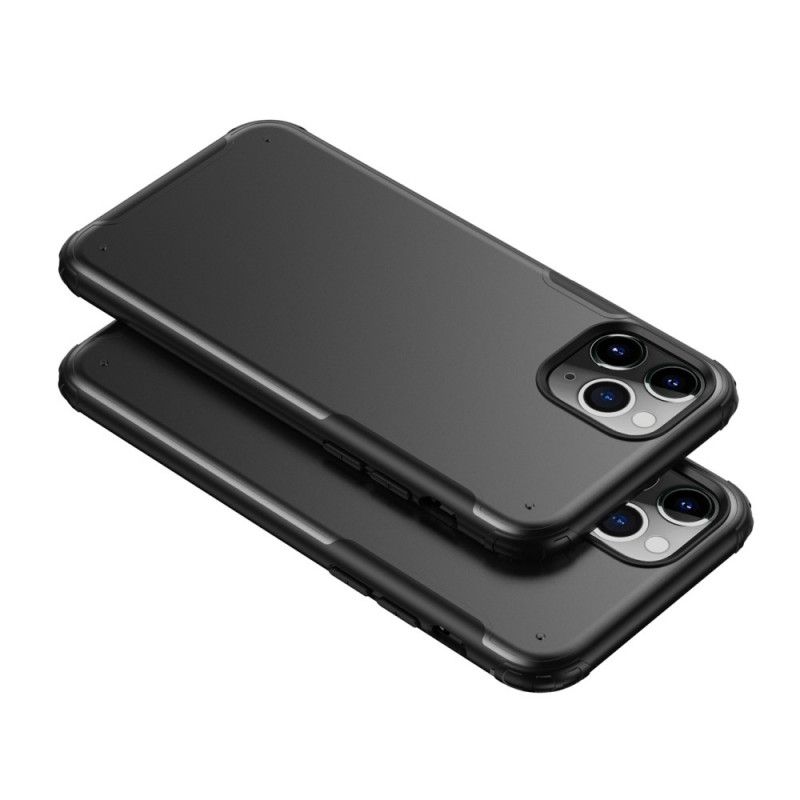 Cover for iPhone 11 Pro Max Sort Premium Metaleffekt