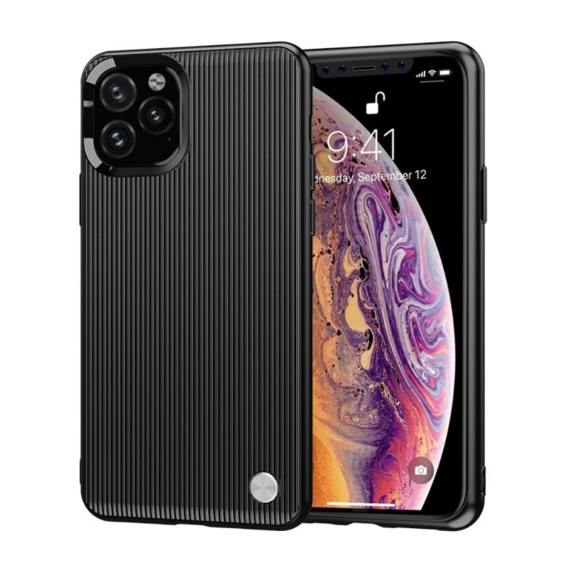 Cover for iPhone 11 Pro Max Sort Struktureret Silikone