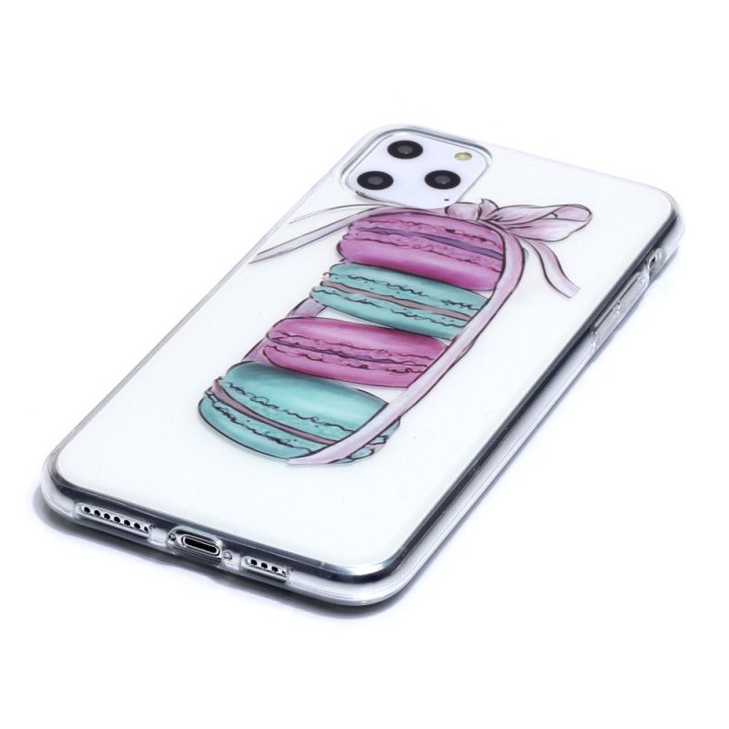 Cover iPhone 11 Pro Max Gennemsigtige Gourmetmakroner