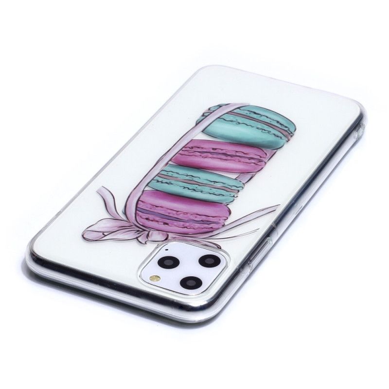 Cover iPhone 11 Pro Max Gennemsigtige Gourmetmakroner