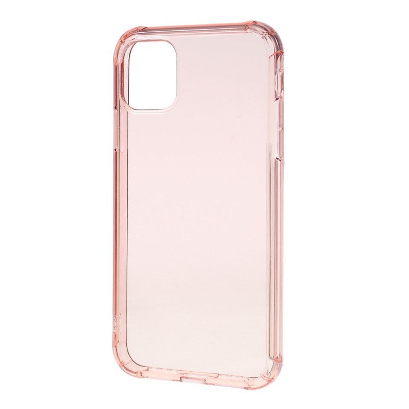 Cover iPhone 11 Pro Max Grå Mobilcover Gennemsigtige Farvede Forstærkede Hjørner