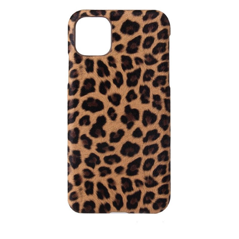 Cover iPhone 11 Pro Max Hvid Leopardhudeffekt