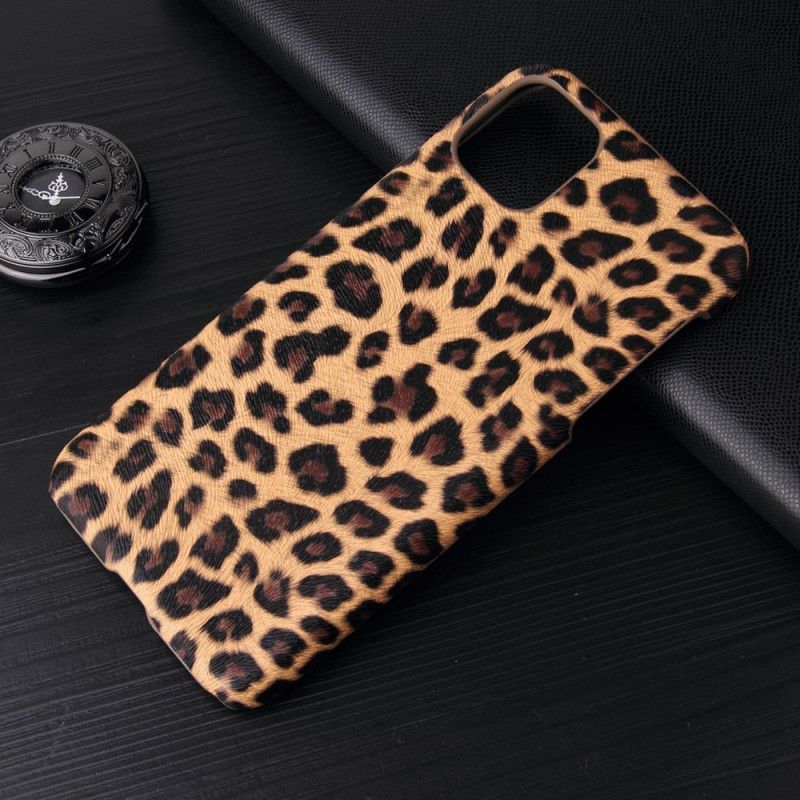 Cover iPhone 11 Pro Max Hvid Leopardhudeffekt