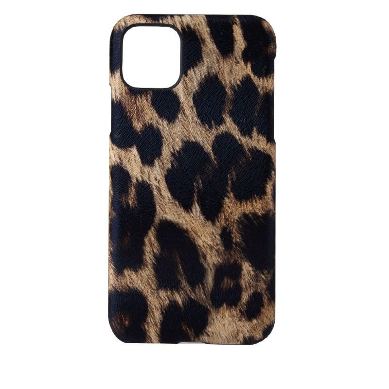 Cover iPhone 11 Pro Max Hvid Leopardhudeffekt