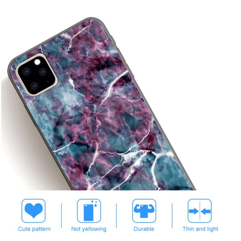 Cover iPhone 11 Pro Max Lilla Marmor