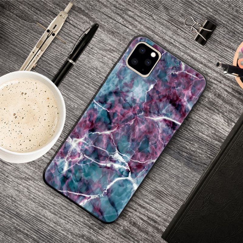 Cover iPhone 11 Pro Max Lilla Marmor