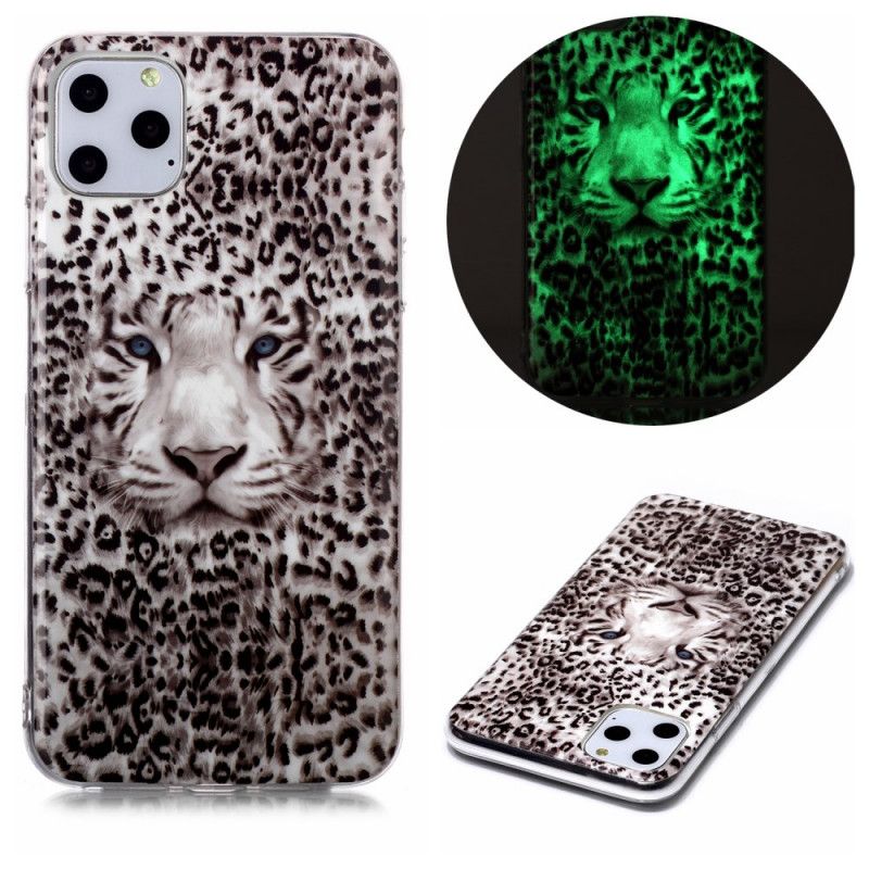 Cover iPhone 11 Pro Max Mobilcover Fluorescerende Leopard