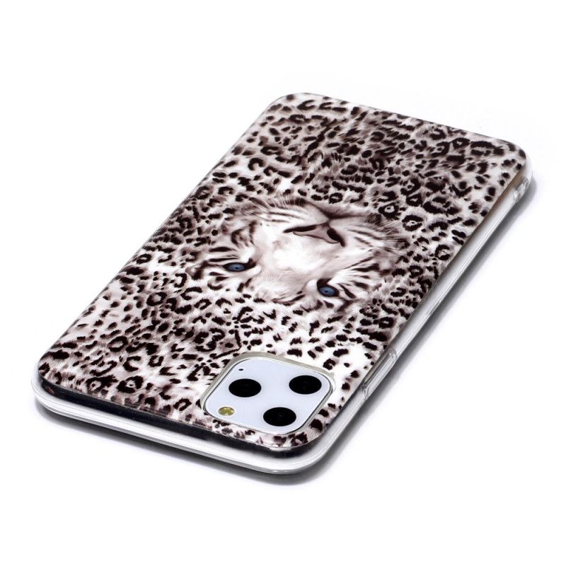 Cover iPhone 11 Pro Max Mobilcover Fluorescerende Leopard