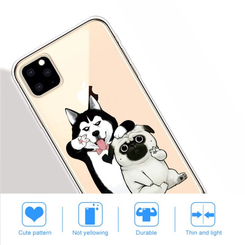 Cover iPhone 11 Pro Max Mobilcover Sjove Hunde