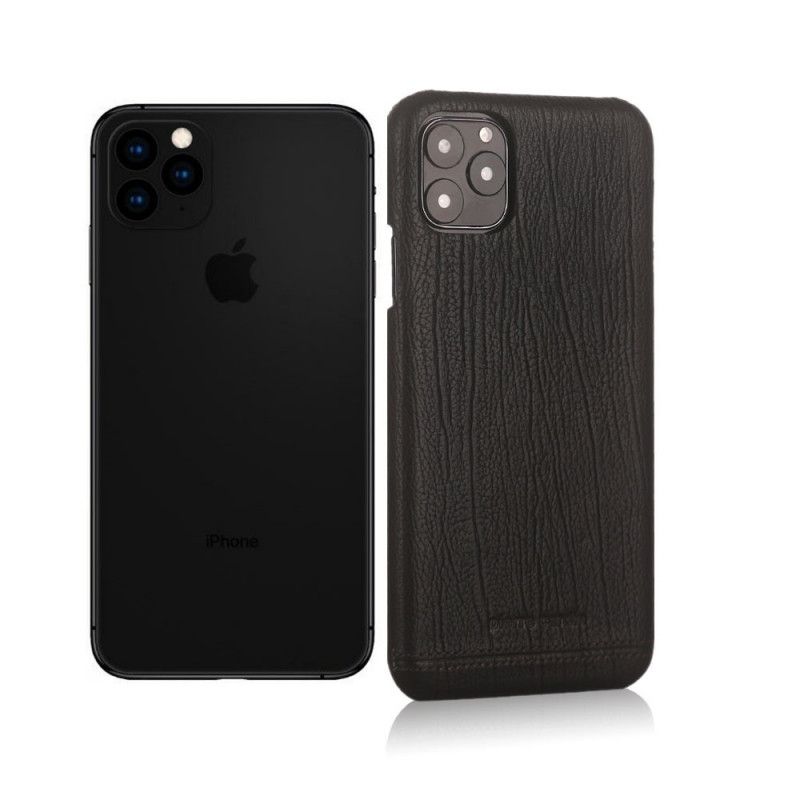 Cover iPhone 11 Pro Max Sort Ægte Læder Pierre Cardin